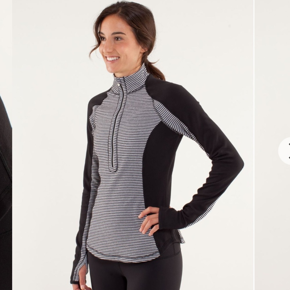Lululemon run U-turn 1/2 zip pullover size 4-6